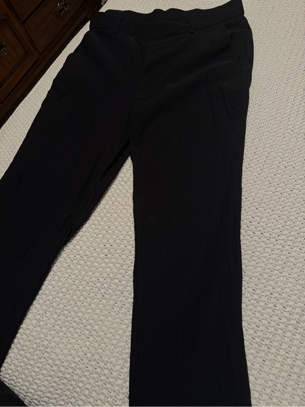 Rafaella Black Women's Straight-Leg Dress Pants